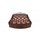 Ancient Egyptian Figured Oval 3D Arena Wooden Chess Set