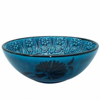 20cm Ceramic Turquoise Bowl