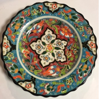 18cm Ceramic Relief Plate