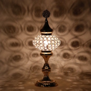 Mosaic Crystal Stony Table Lamps