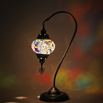Mosaic Table Camel Neck Lamp No2