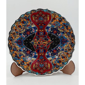 18cm Ceramic Tezhip Plate