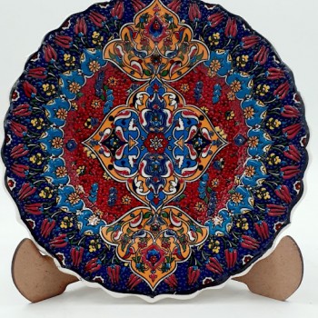 18cm Ceramic Tezhip Plate